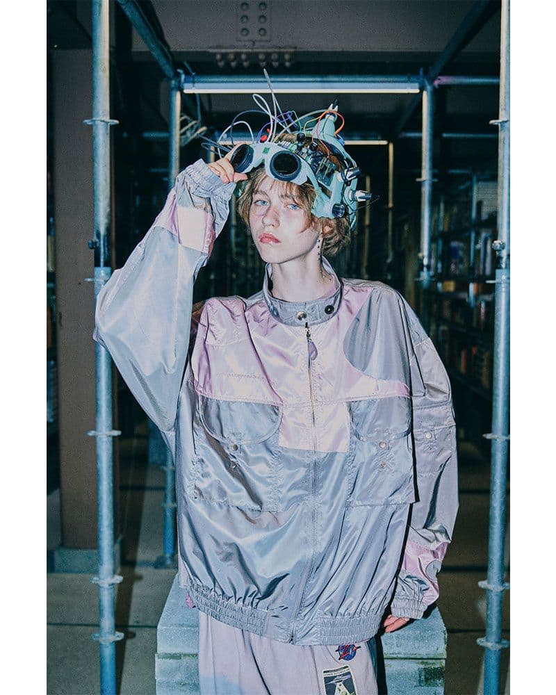 ずとまよ コズミックどろ団子ツアー コズミックナイロンジャケット モスグリーン