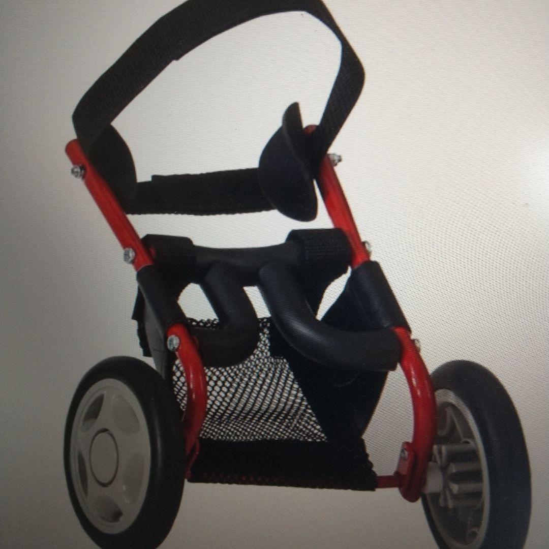 犬用車いす 赤 ミニチュアダックスフンド専用