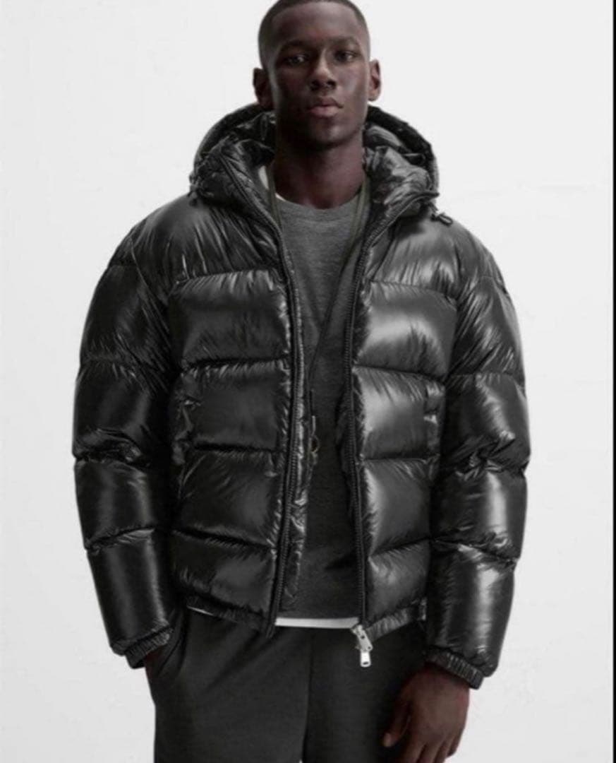 ZALA メンズ　光沢ダウン