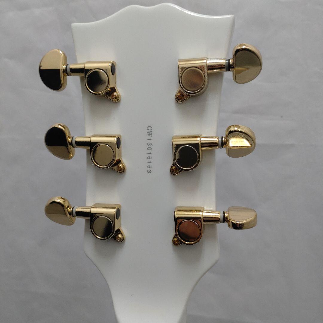 GrassRoots レスポールカスタム　G-LP-CTM/WH　人気の白/金