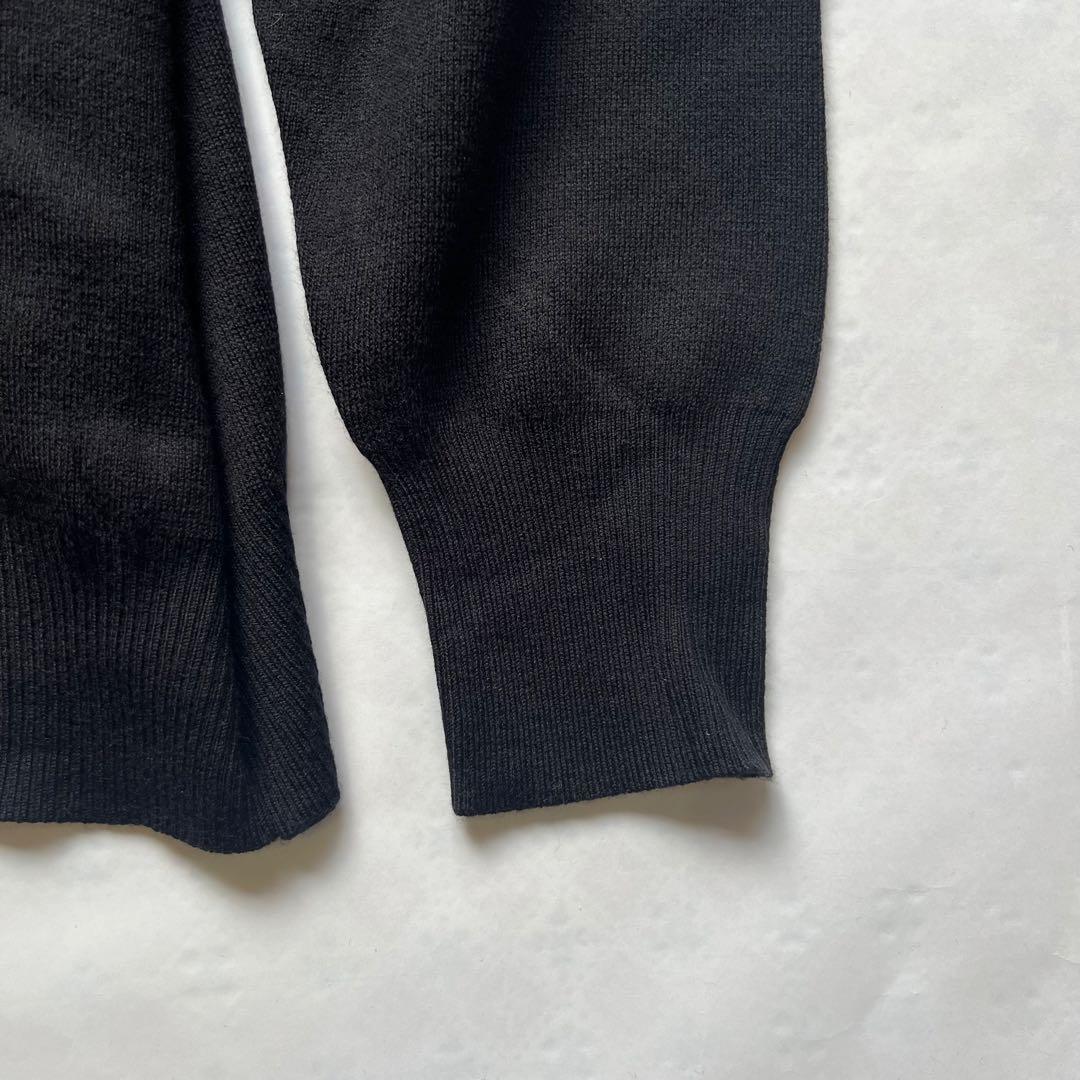 【UNIQLO:U】ダブルフェイスフルジップジャケット XXL BLACK