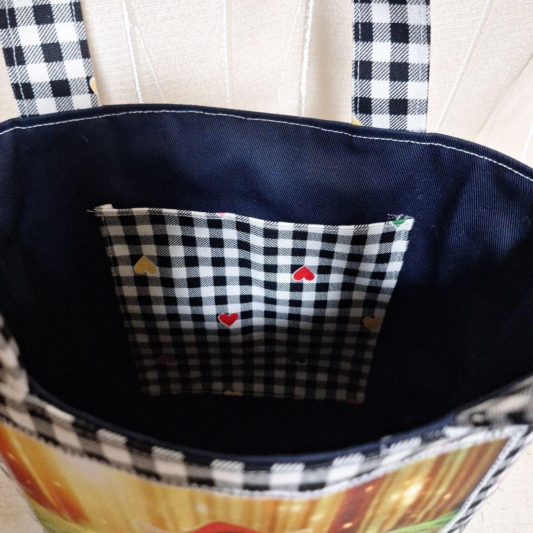 激レアねこパネル生地　ハンドメイド　ミニバック　ポーチ