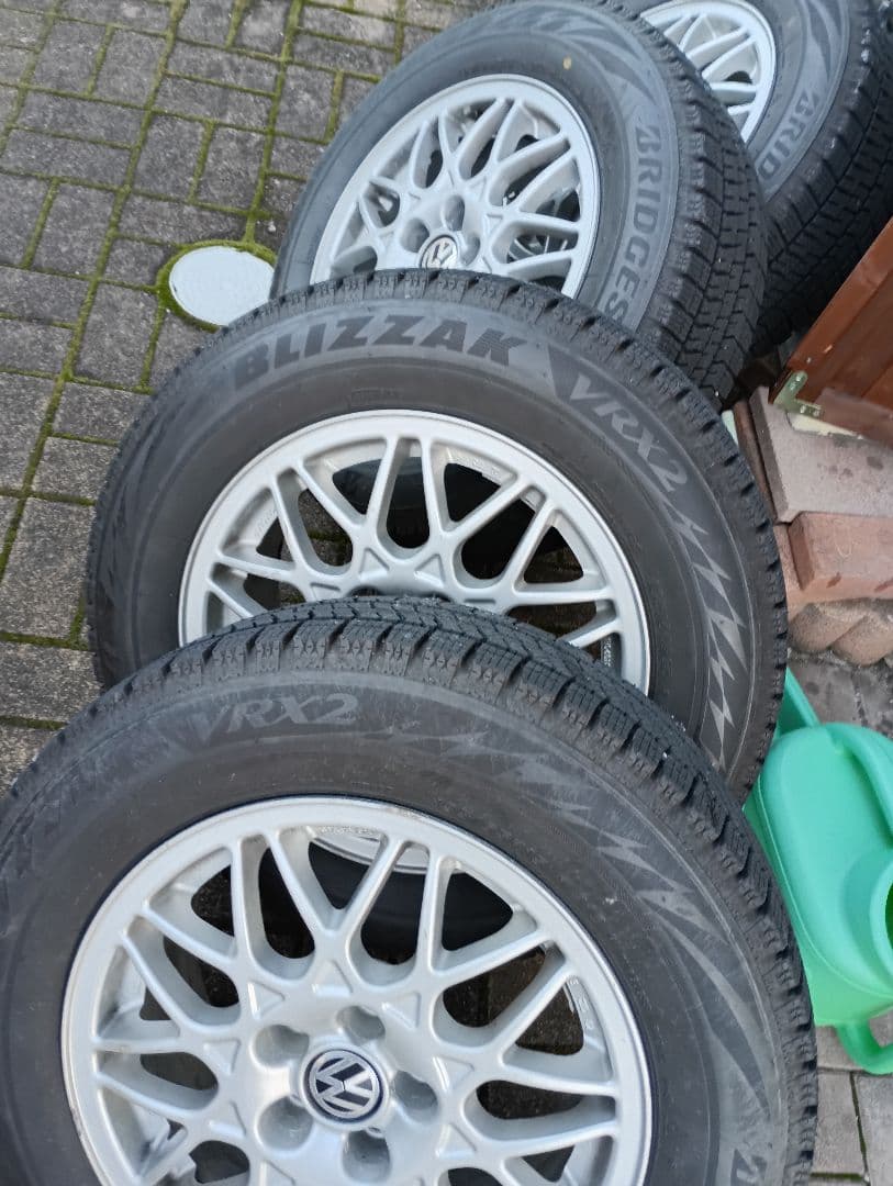 VW 6R ポロ　POLO 15インチ　スタッドレス　BBS ホイール　4本