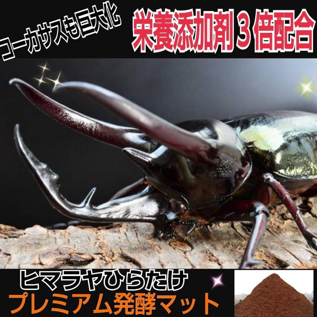カブトムシ幼虫が大きくなる！プレミアム発酵マット50L特殊アミノ酸配合！産卵にも