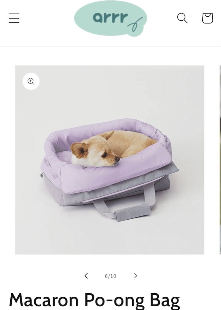 arrr ハグキャリーバッグ