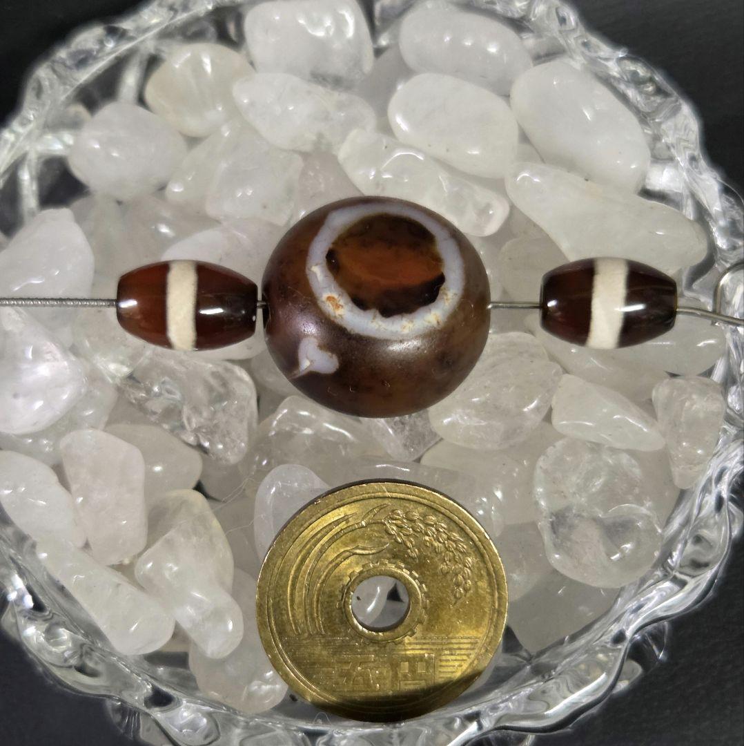 970　天珠　卍一眼天珠　羊眼　板眼　一線　dzibeads！