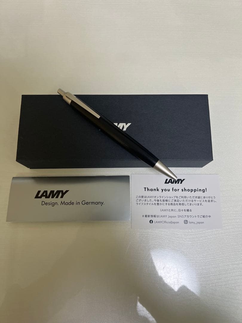 【使用品】LAMY 2000 ブラックウッド ボールペン