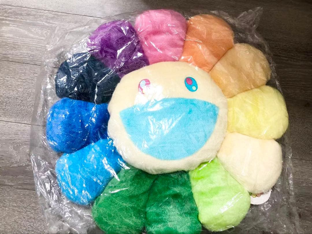 「新品未使用」村上隆 お花 フラワークッション 60cm カイカイキキ