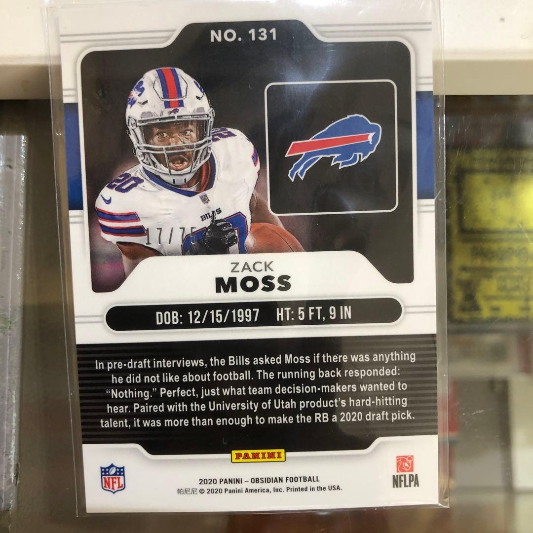 NFL ZACK MOSS直筆サイン入りジャージ