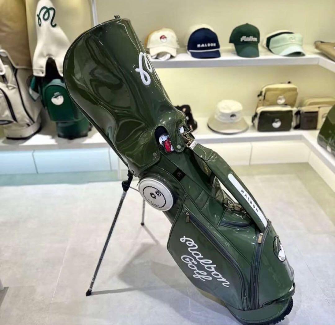 Malbon golf 新品 マルボン ゴルフ キャディバッグ スタンドバッグ