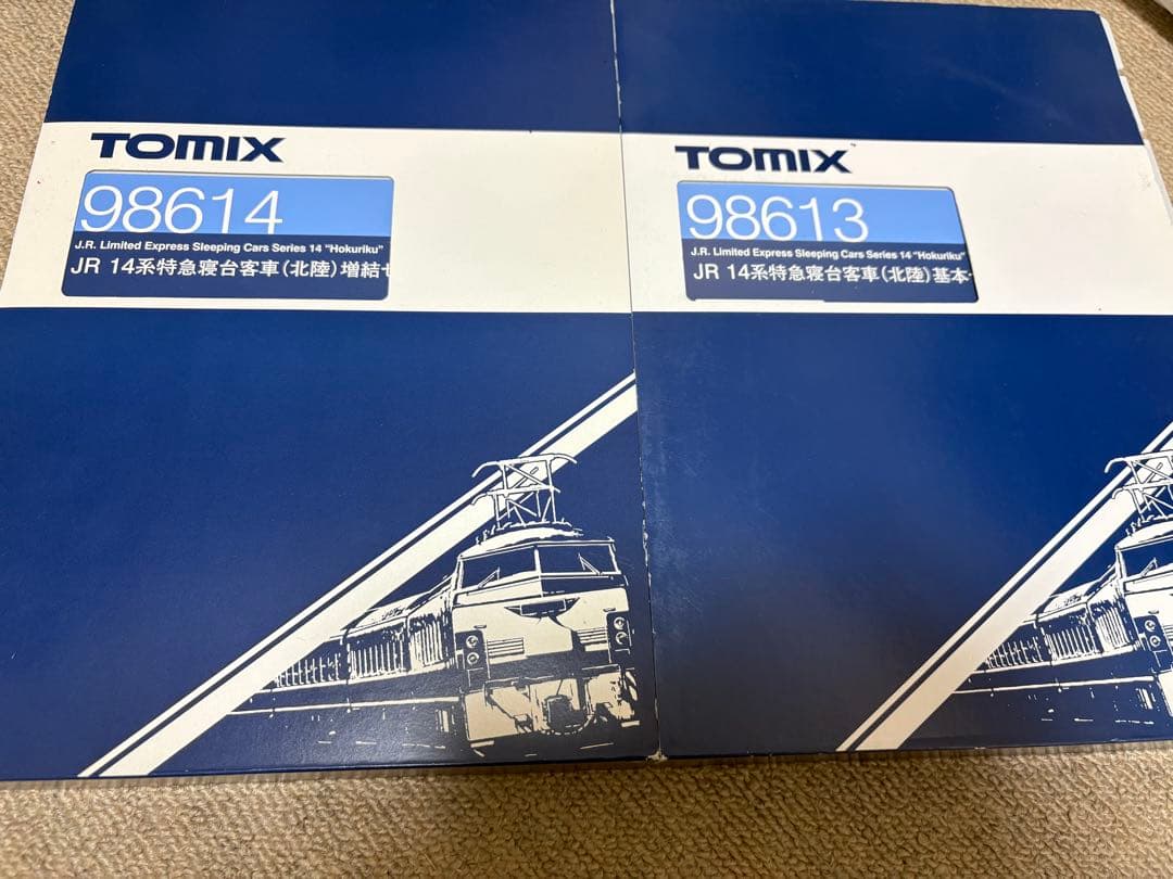 TOMIX 98613+98614　JR 14系「北陸」 基本 + 増結セット