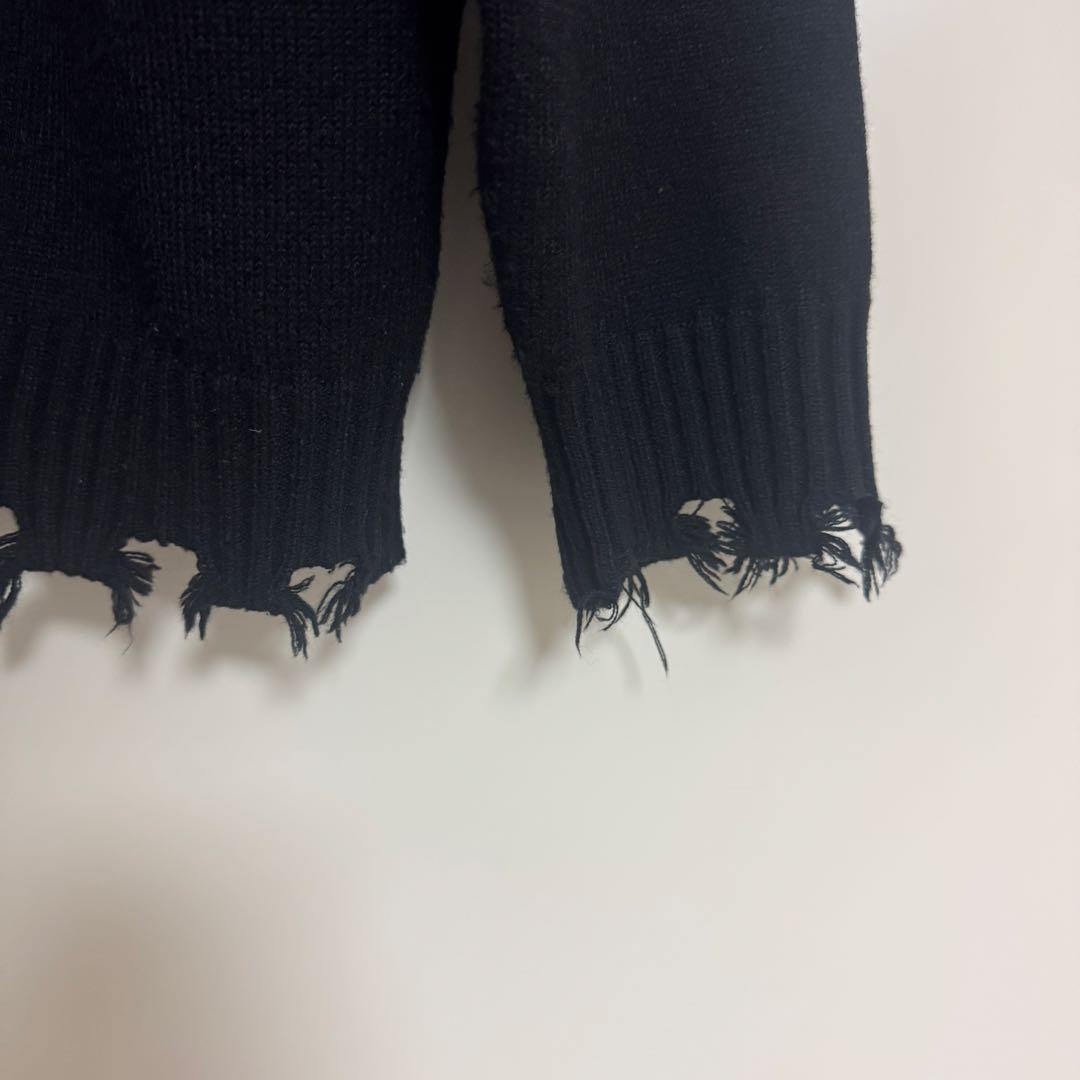 Yohji Yamamoto（ヨウジヤマモト）｜S'YTEのダメージ加工ニット