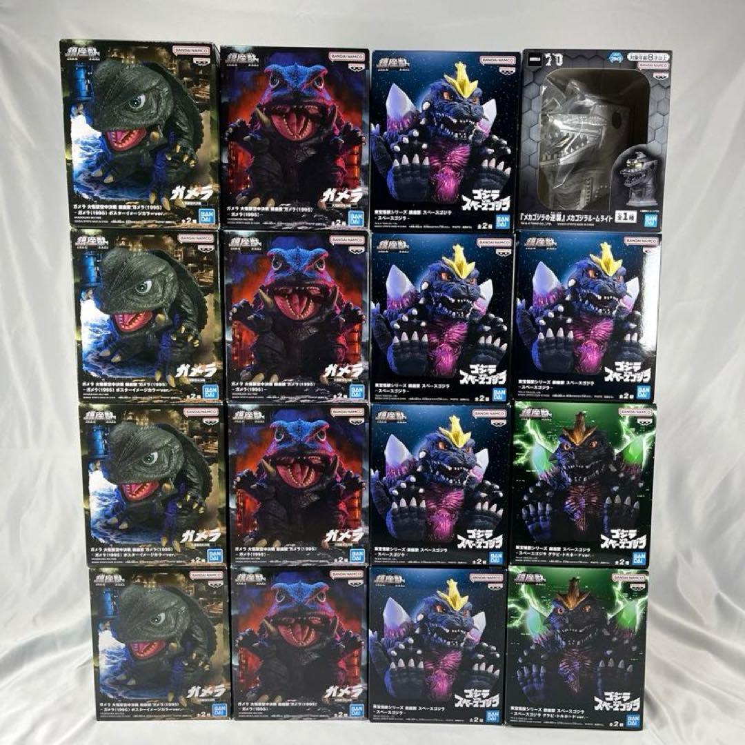 【16体セット】東宝怪獣シリーズ 鎮座獣 ゴジラetc まとめ売り