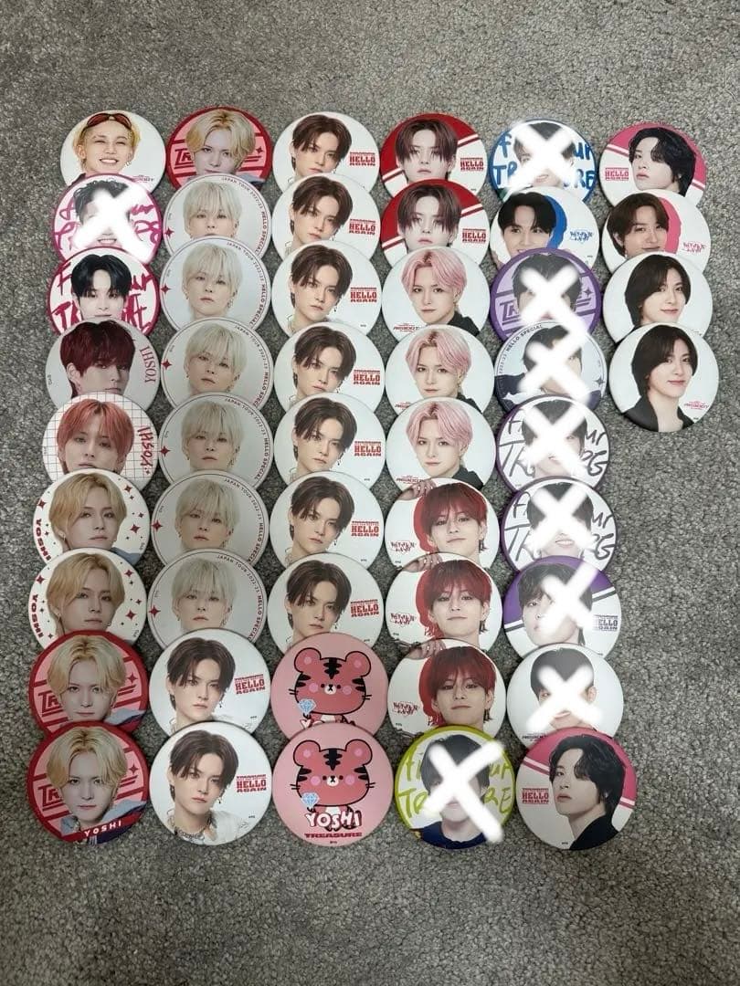 treasure 缶バッジ　コメントお願いします！