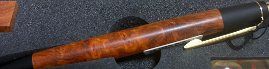 野原工芸　シャーペン　特上花梨瘤