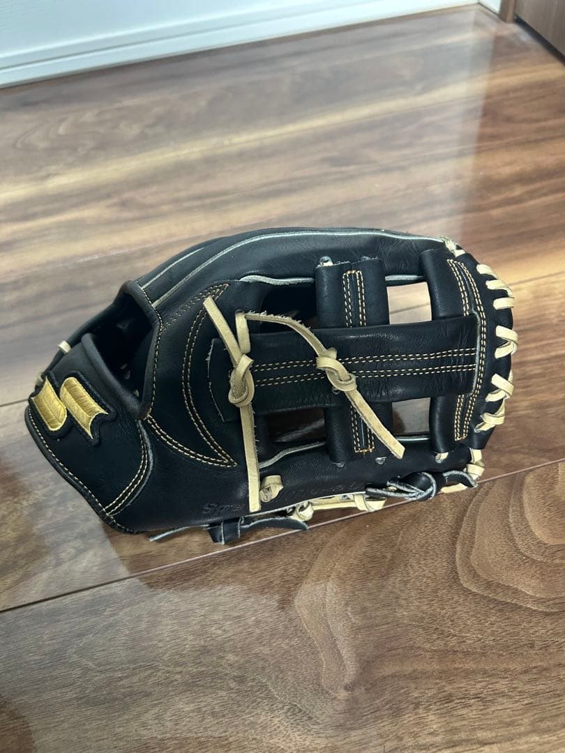 【美品】SSK 硬式内野手用 ブラック×キャメル