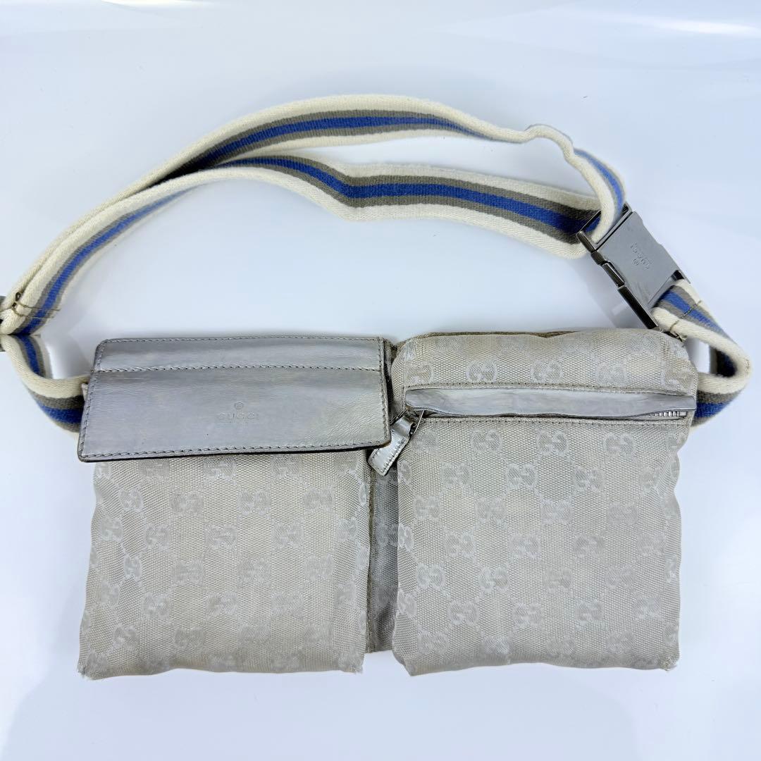 GUCCI グッチ シェリーライン ウエストポーチ GG バッグ