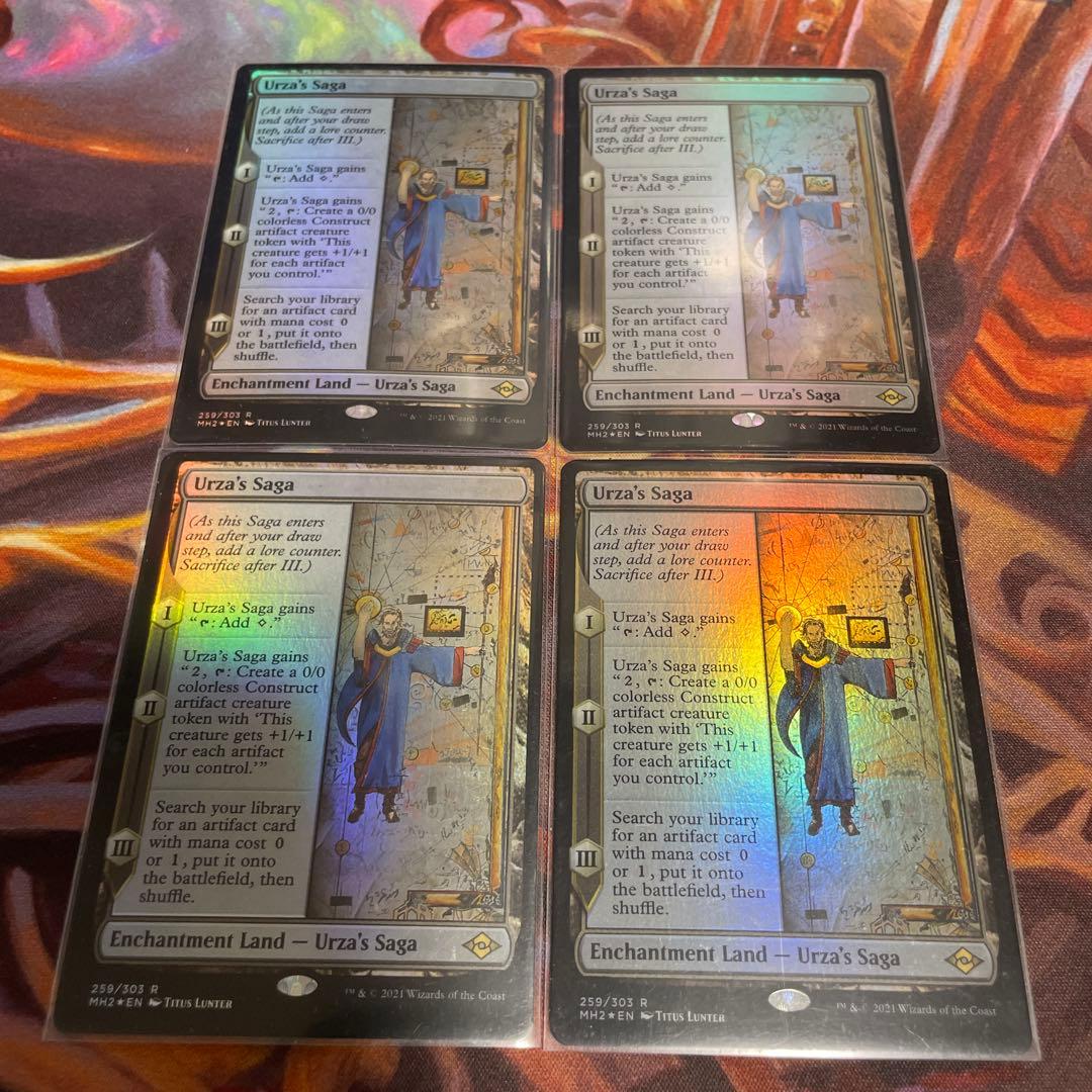 ウルザの物語/Urza's Saga foil４枚セット