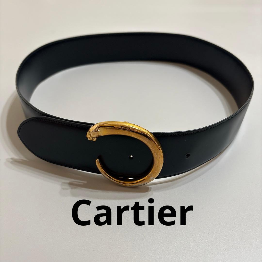 CARTIER カルティエ ベルト パンテール ゴールドフィニッシュバックル
