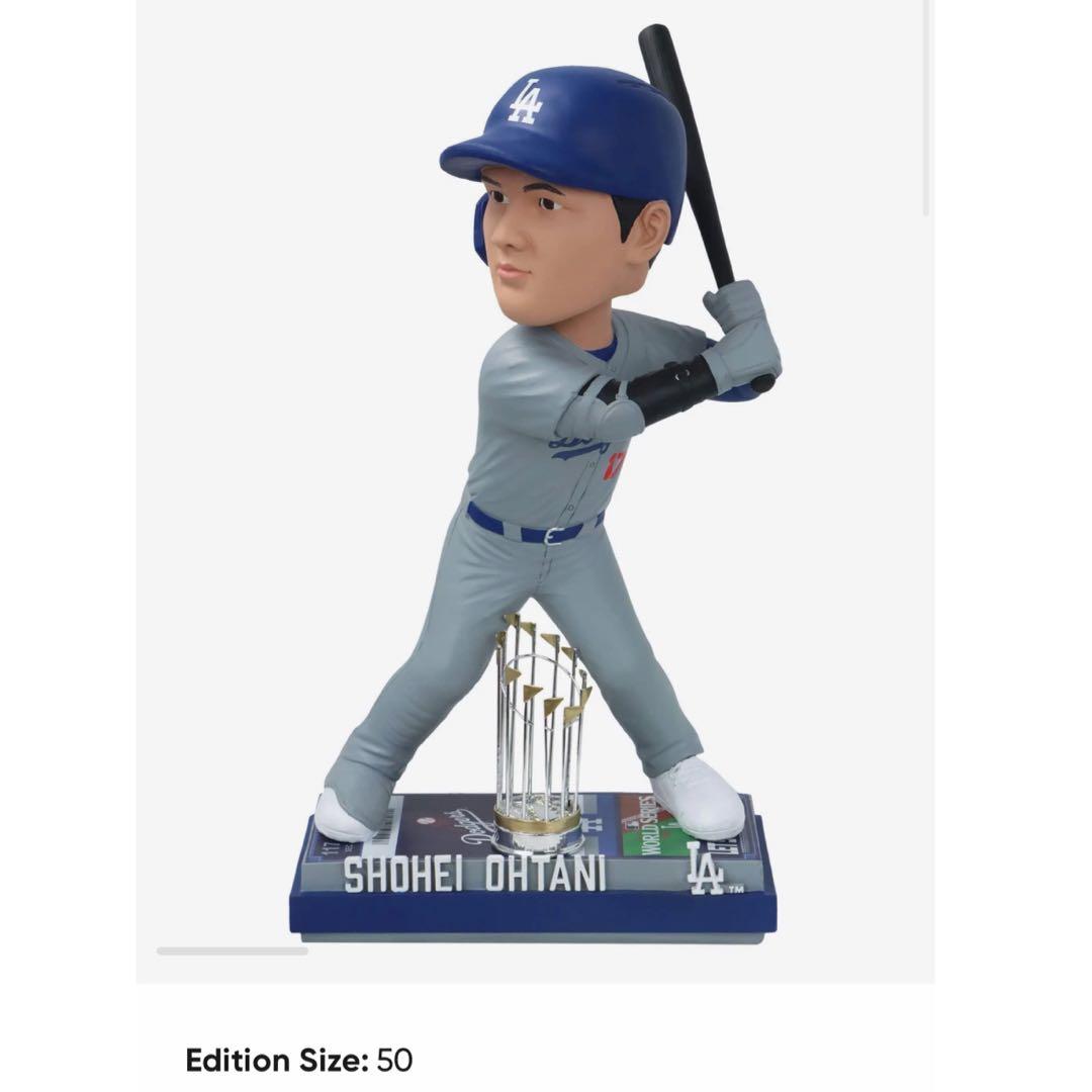 ドジャース 大谷翔平 特大 ボブルヘッド ワールドチャンピオン 世界50個限定