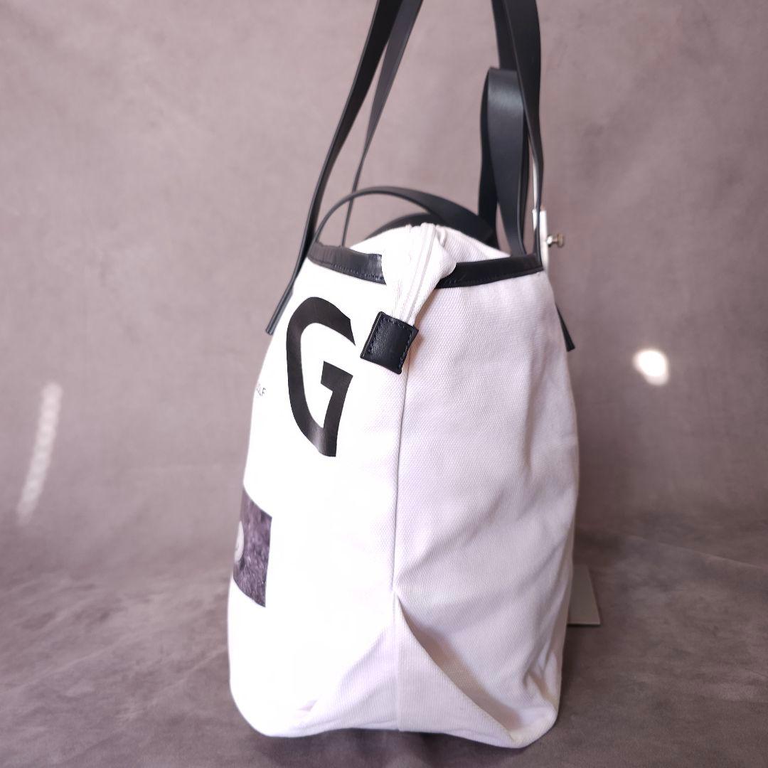 パーリーゲイツ】2022年ロゴネーム×モノクロ ゴルフロッカーバッグ ポーチ付き