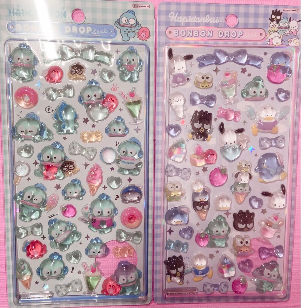 ♥正規品♥ サンリオ 第2弾 ボンボンドロップシール 6枚セット
