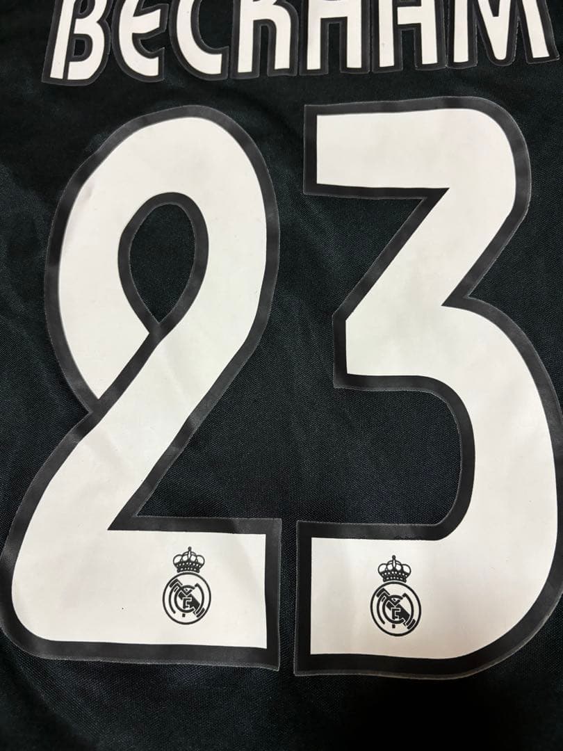 サッカー　 レアルマドリード　 ベッカム　 アディダス ユニフォーム