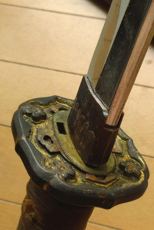 日本軍 陸軍将校用 三式 軍刀 拵え 模造刀付