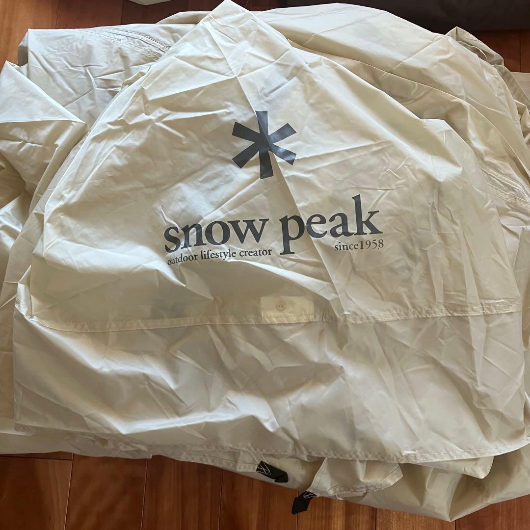 極美品✨peak タープエクステンションテント4 アイボリー 雪峰祭限定