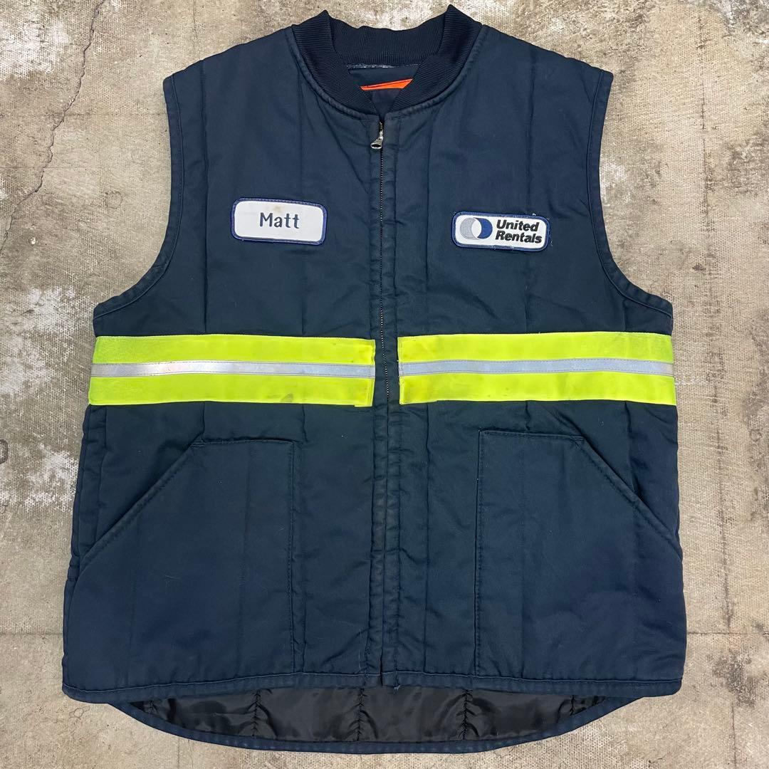 断*置様 古着 90-00年代 CINTASシンタス リフレクター ワークベスト