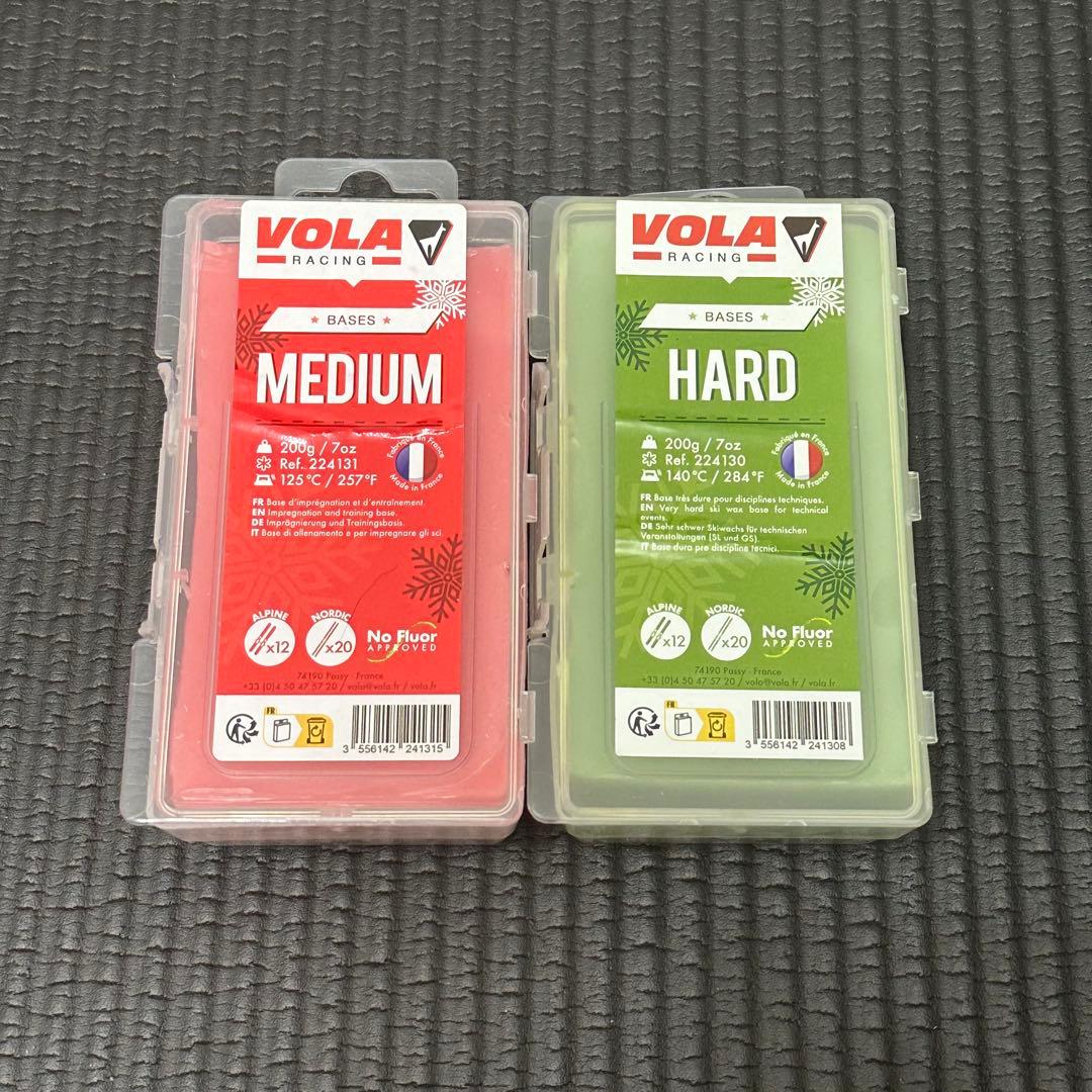 VOLA ワックスRACING BASES SOFT&MEDIUM