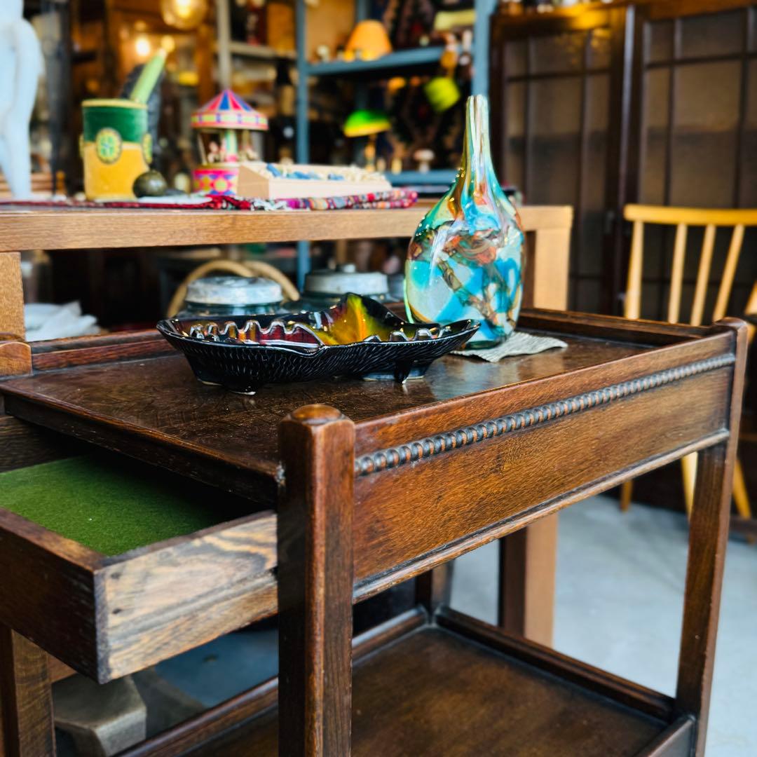 アンティーク　キャスターワゴン 20世紀前半