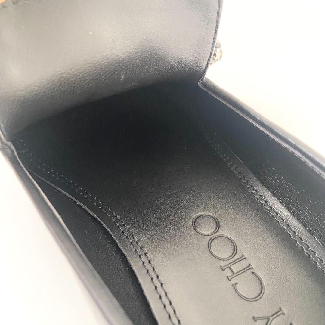 未使用級　JIMMY CHOO ジミーチュウ タッセル ローファー スタッズ
