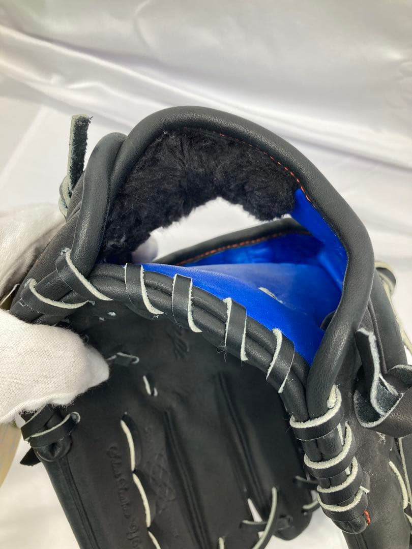 3586N9パ 未使用 SSK グローブ 軟式野球 外野手 右投げ ブラック