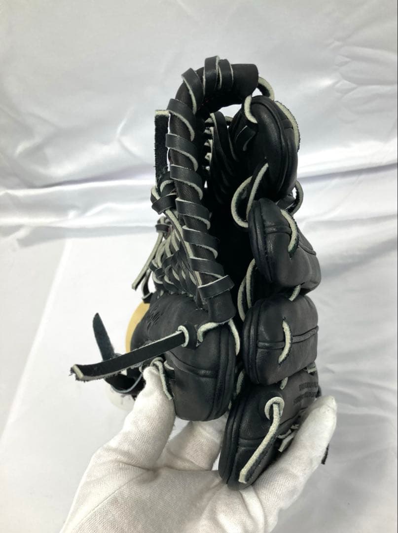 3586N9パ 未使用 SSK グローブ 軟式野球 外野手 右投げ ブラック