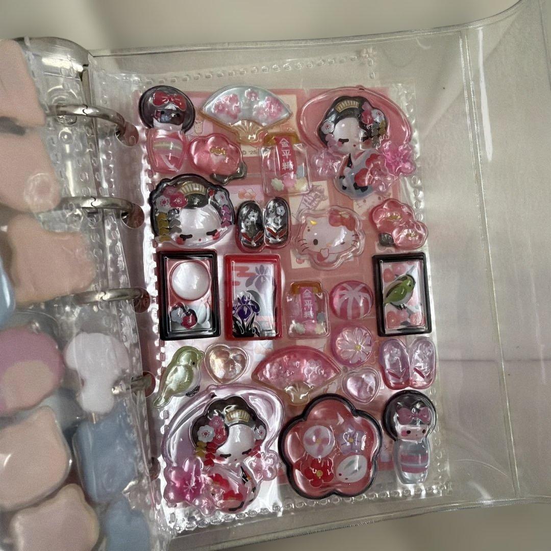 ボンボンドロップシールシール帳シール付きキーホルダー付き