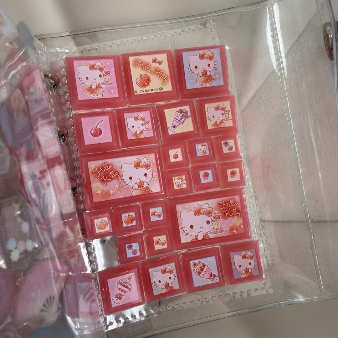 ボンボンドロップシールシール帳シール付きキーホルダー付き