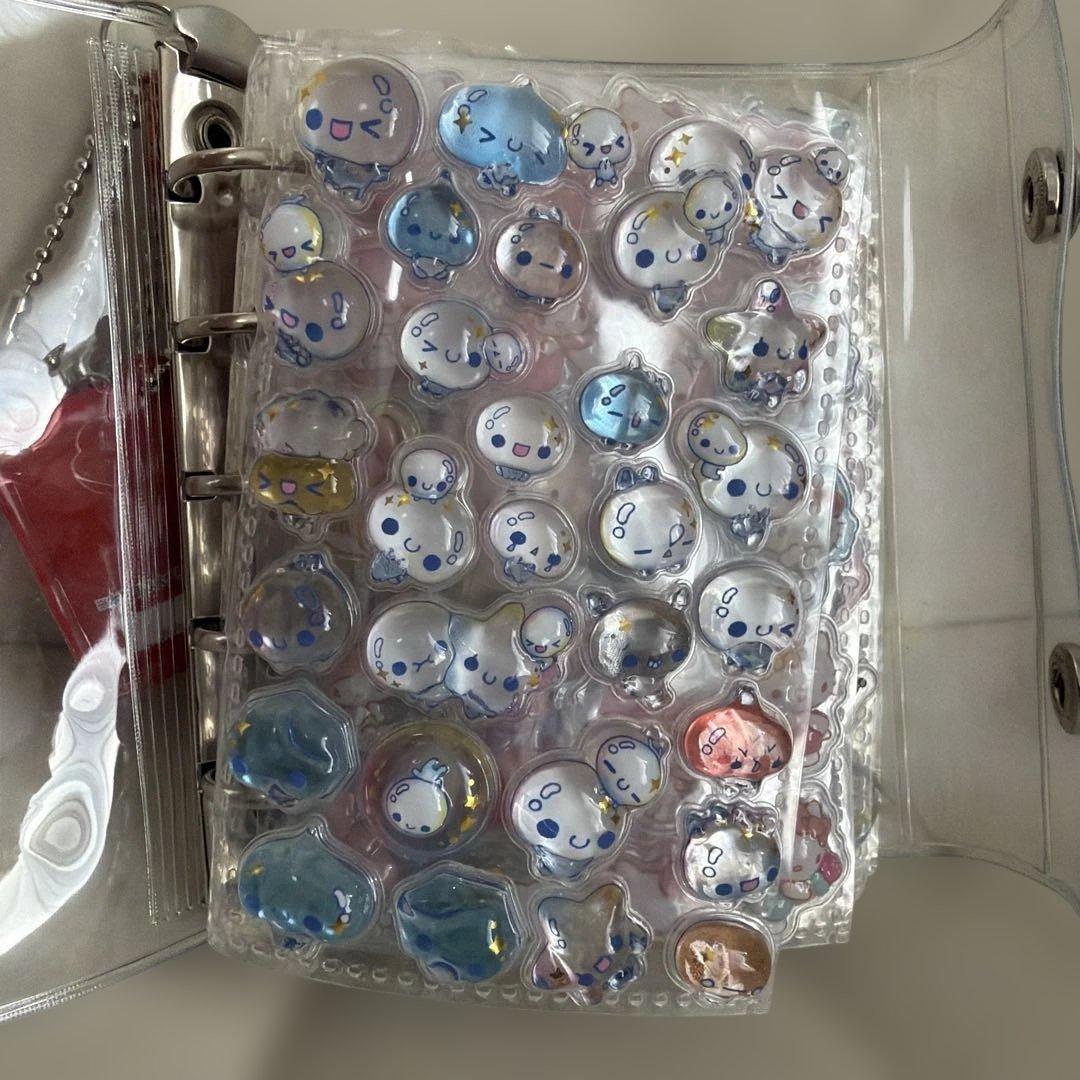 ボンボンドロップシールシール帳シール付きキーホルダー付き