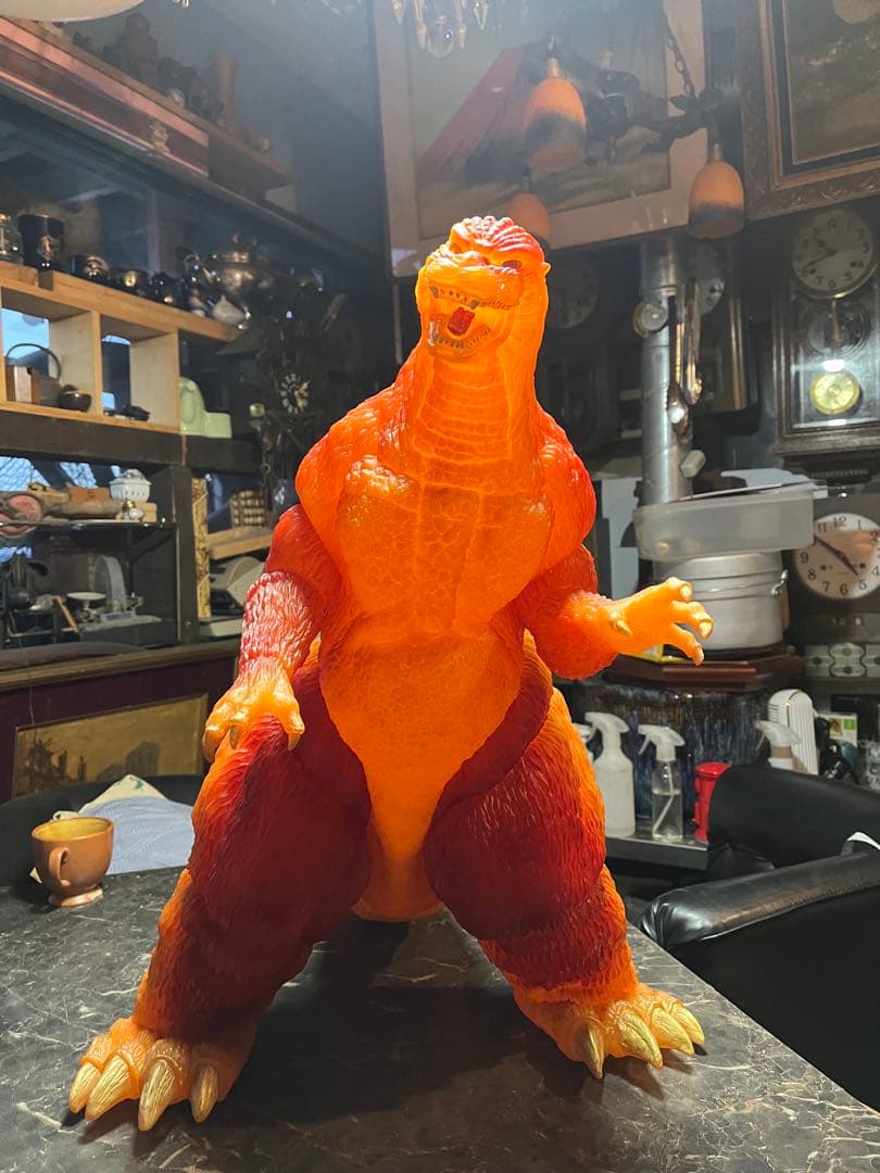 バーニングゴジラ　全長120cm 超特大、1994年発売　ゴジラ　バンダイ