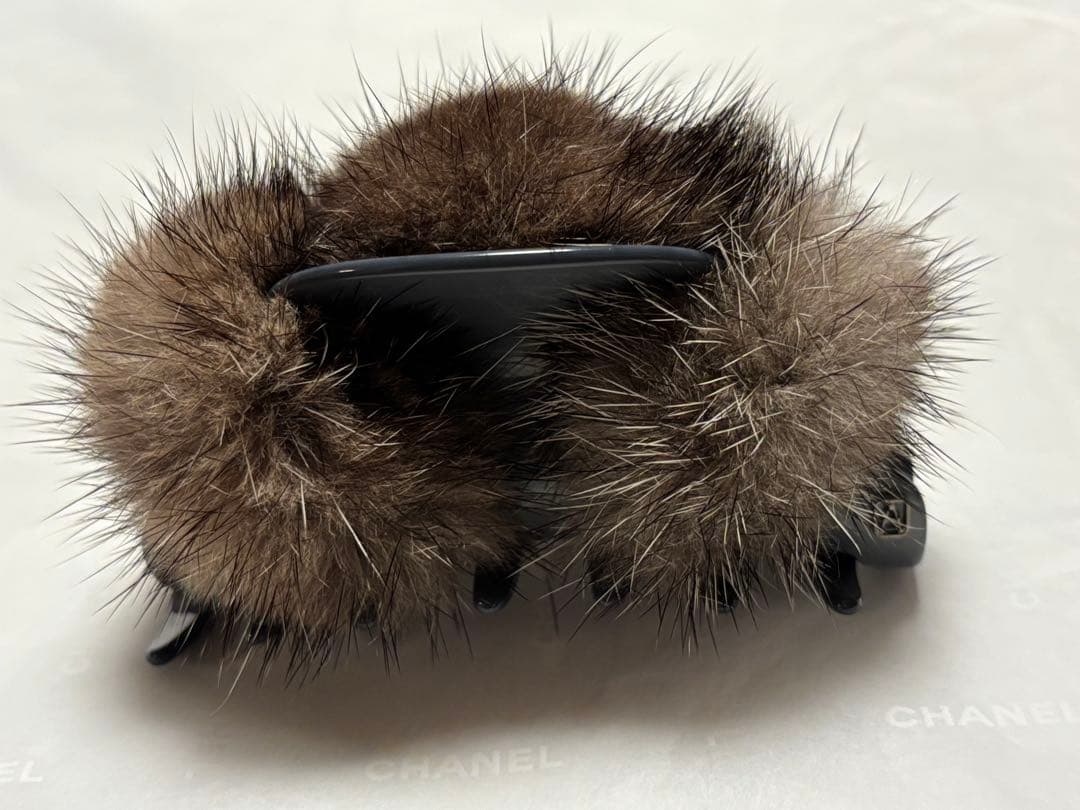 アレクサンドゥパリ❤︎ミンクファー ヘアクリップ