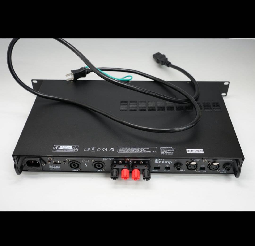 【美品】THOMANN パワーアンプ S-75 MK2 ②