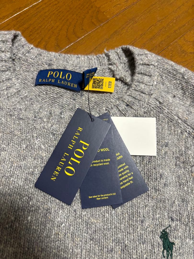 Polo Ralph Lauren グレー クルーネックセーター 新品未使用！