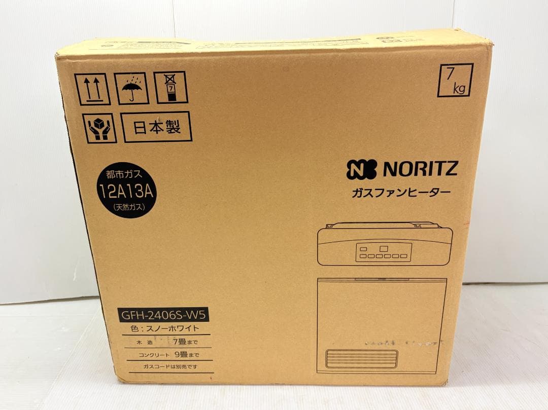 NORITZ ノーリツ ガスファンヒーター GFH-2406S-W5 都市ガス