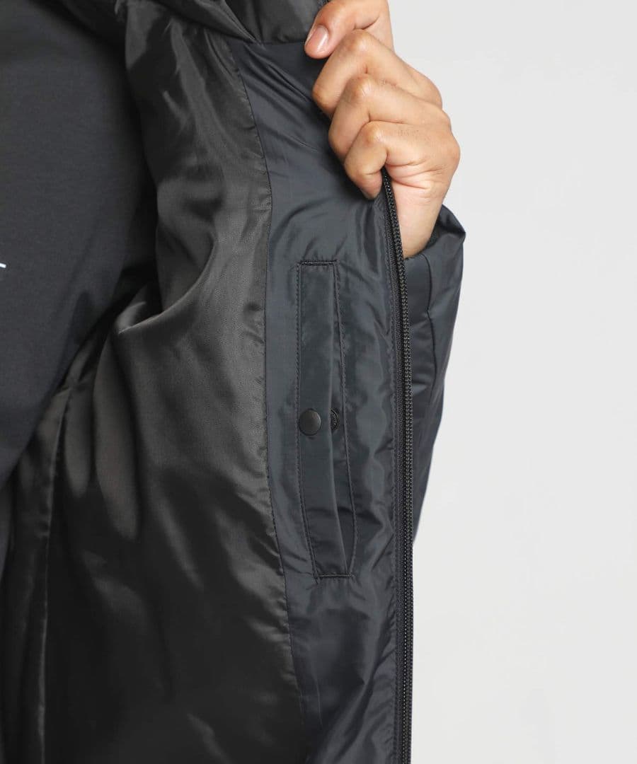 デサント ダウンジャケット アウター パーカー ナイロン BK 新品L