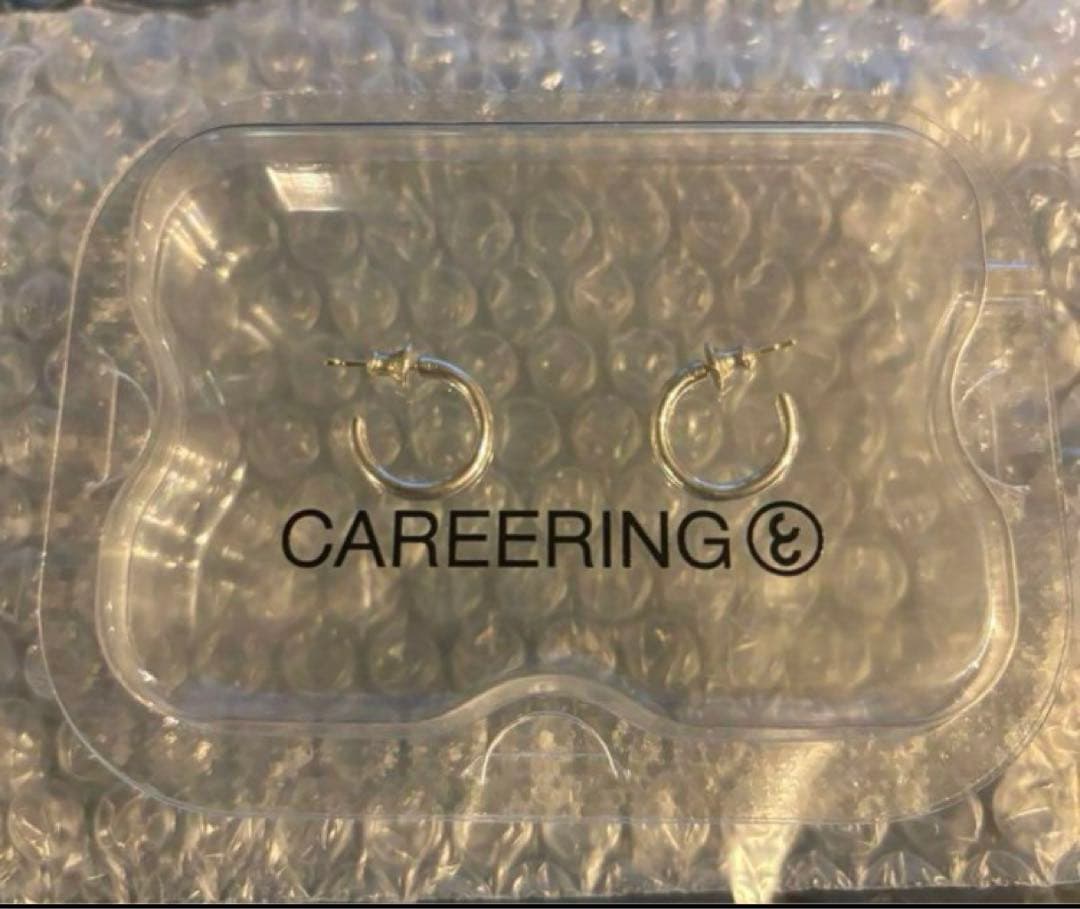 CAREERING フープピアス(両耳用) 301 シルバー