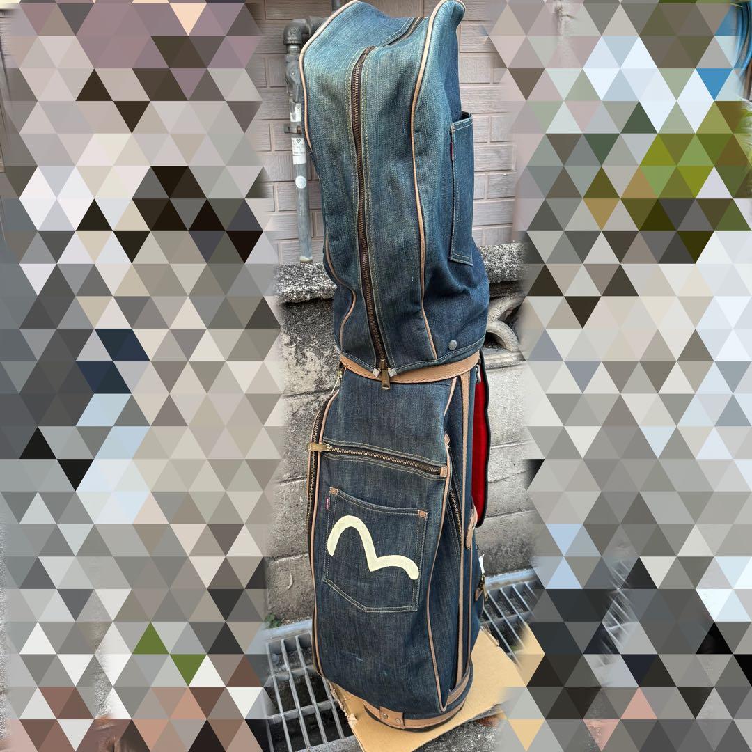 希少☆ EVISU エヴィス　ゴルフ　 デニム　キャディバッグ　初期モデル
