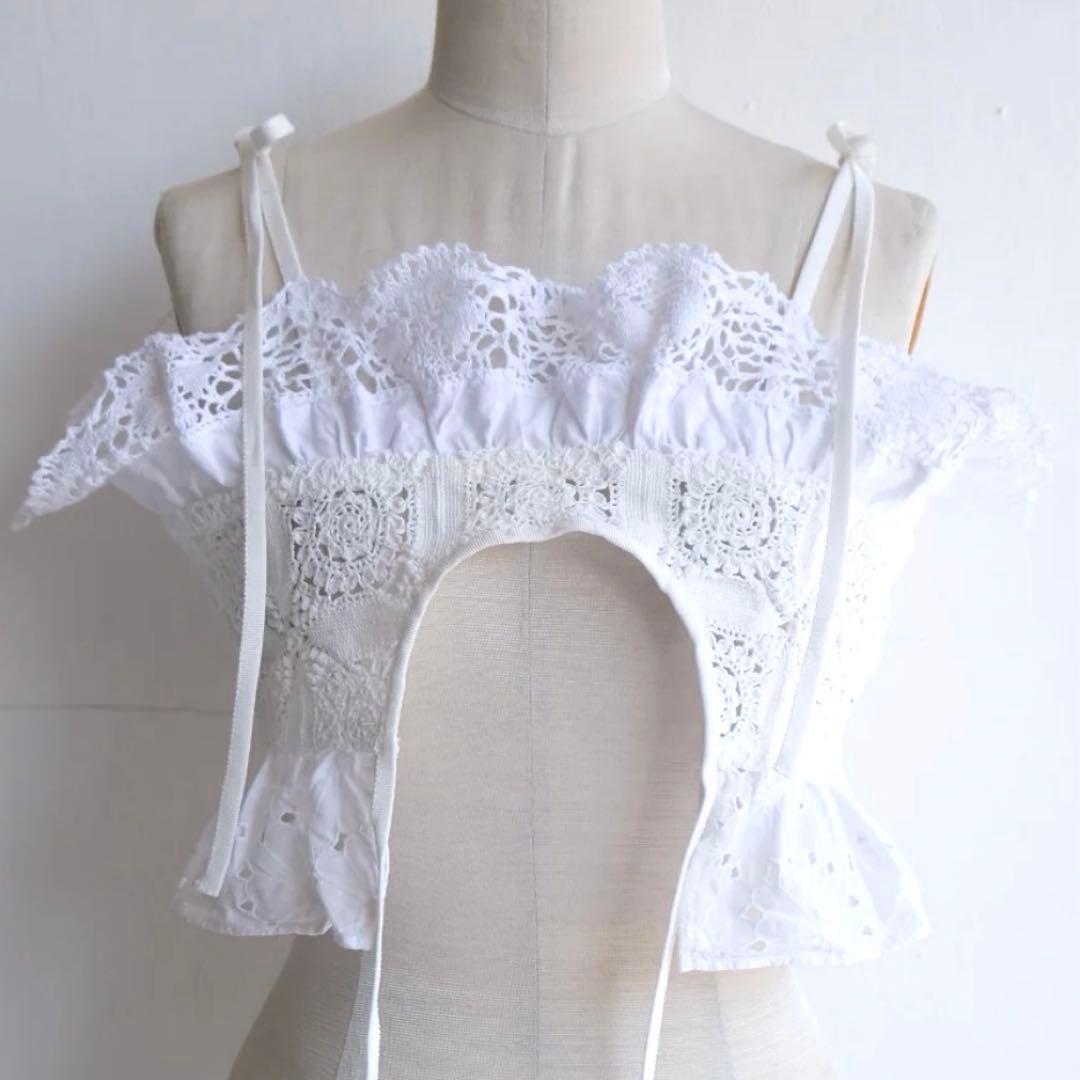 トップス malion vintage 4way lace camisole