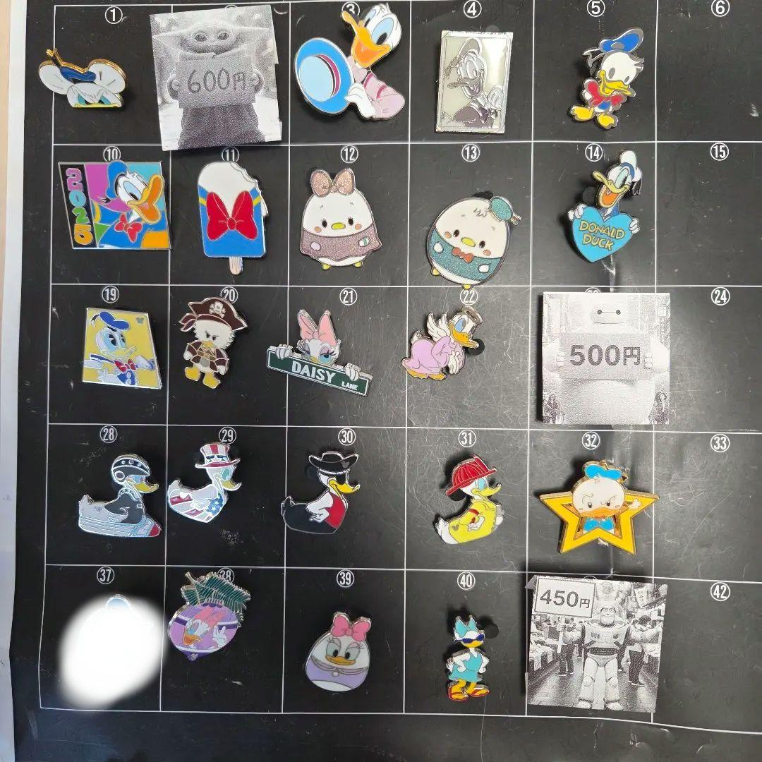 ドナルドダック　デイジー　海外　ピンバッチ　まとめ　セット　ディズニーピン