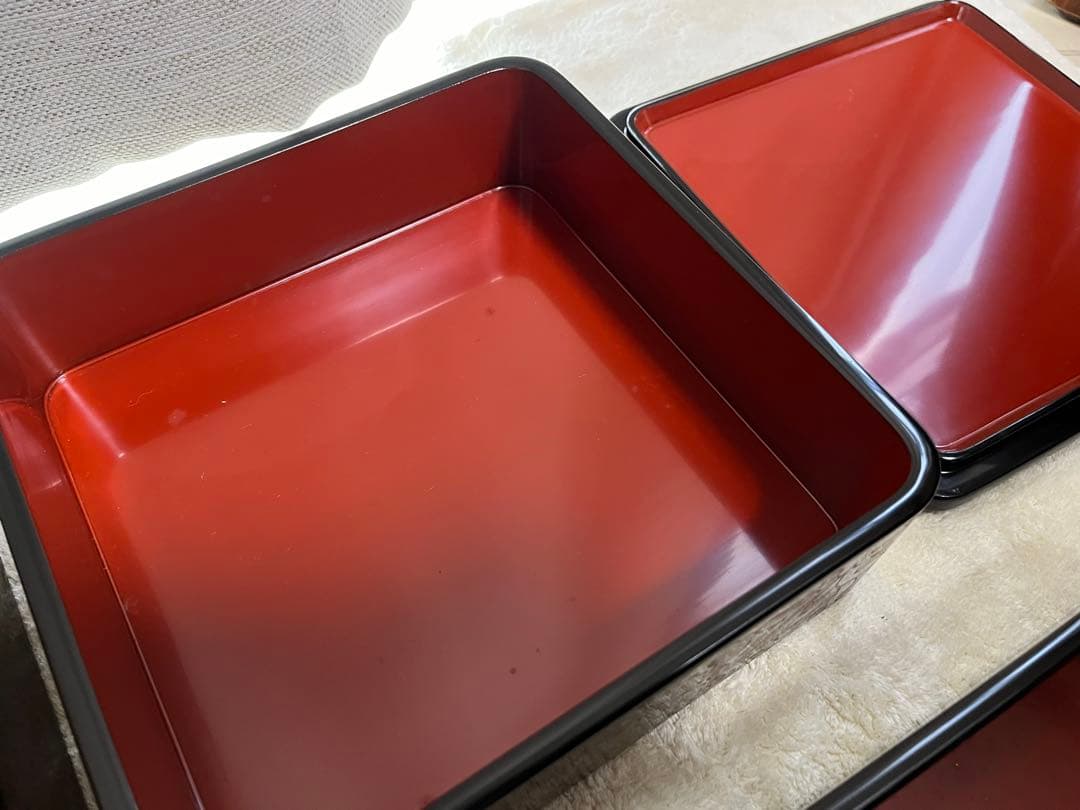 《美品》輪島塗　石川堂謹製　重箱　四段重 工芸品