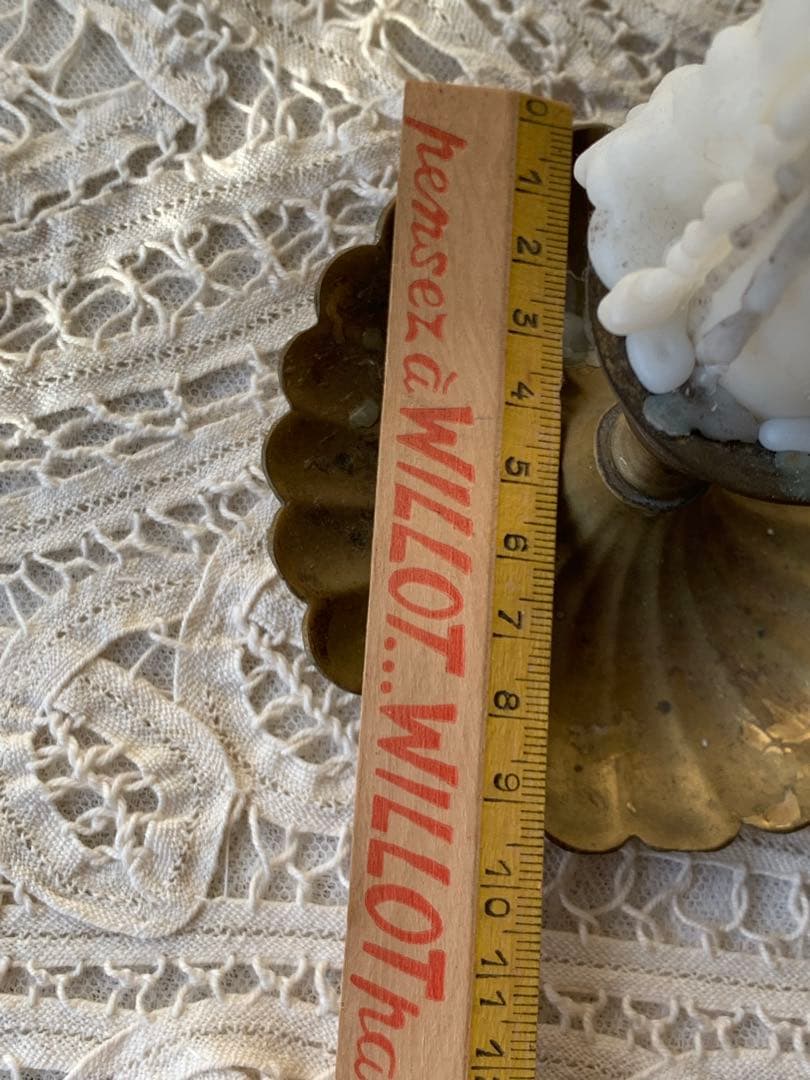 フランスアンティーク 真鍮 蝋台 キャンドルスタンド